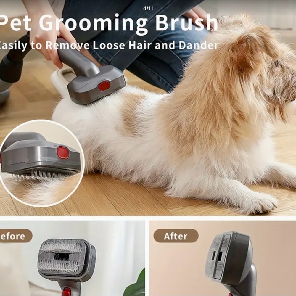 Pet Grooming Vaccum Attachments